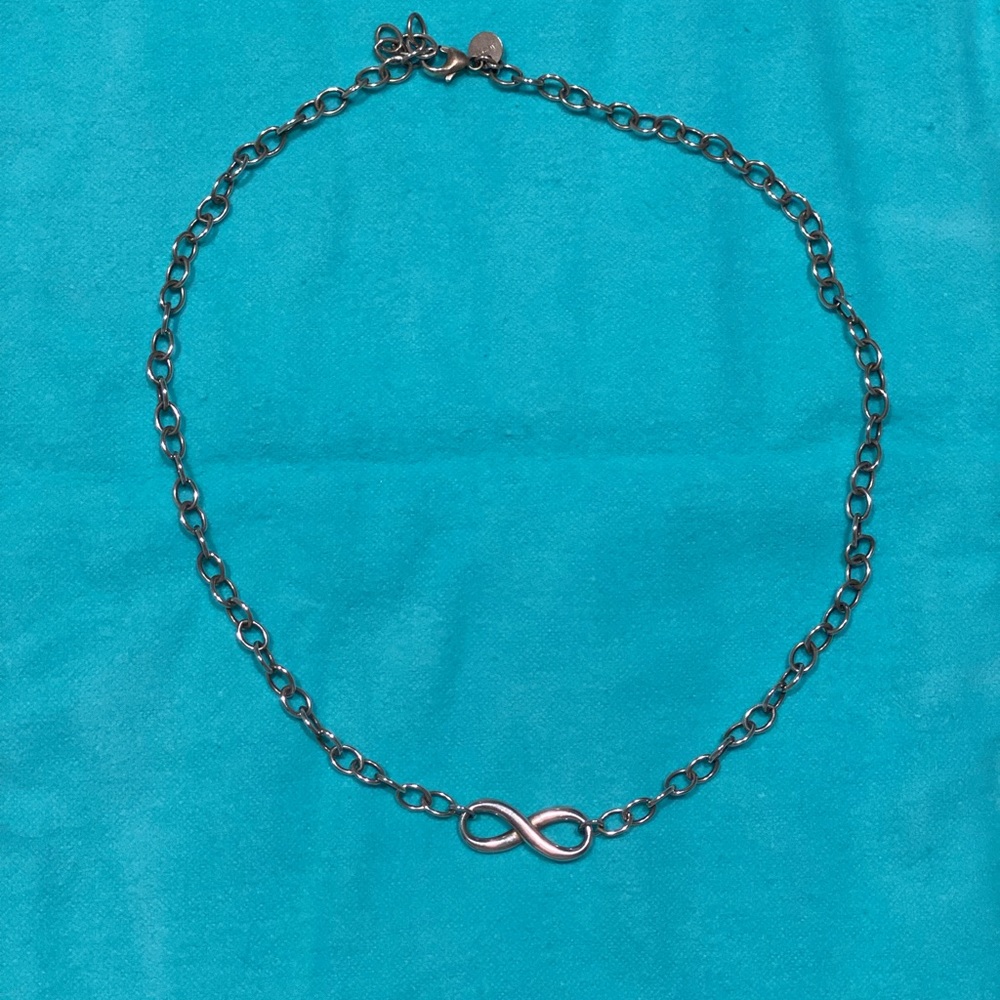 Tiffany and Co infinity chain necklace